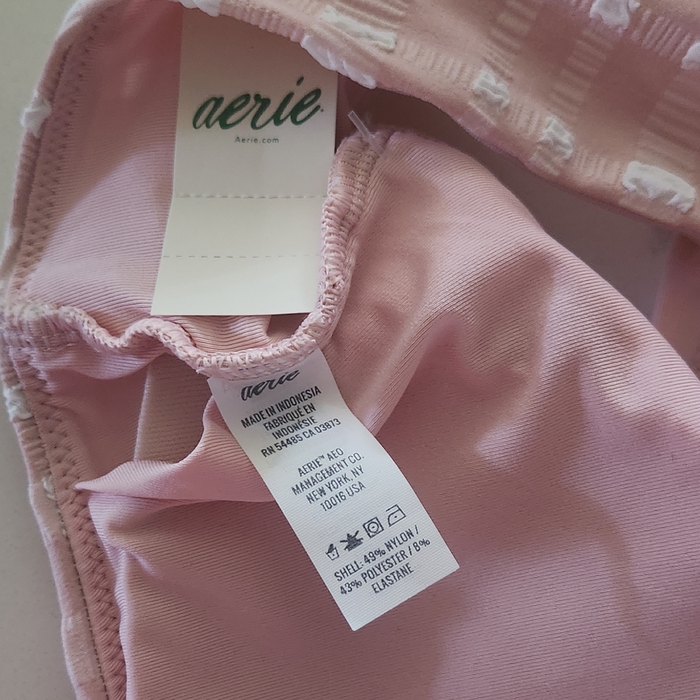 🆕️AERIE NWT Pink Large Bikini Top - Picture 3 of 12